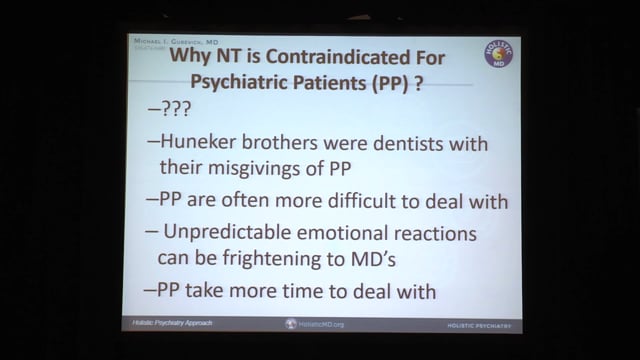 Neural Therapy in Psychiatry: Neural Therapy is the Most Effective Treatment Method in Psychiatry