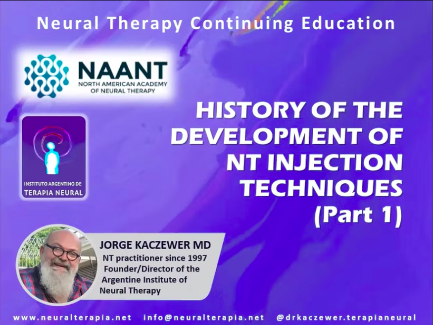 History of the Development of NT Injection Techniques (Part 1)